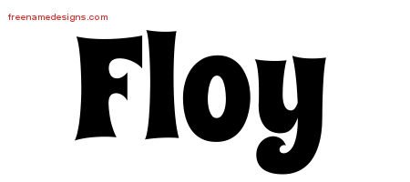 Floy Groovy Name Tattoo Designs