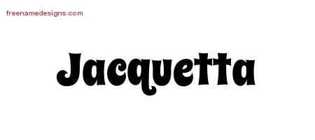 Jacquetta Groovy Name Tattoo Designs