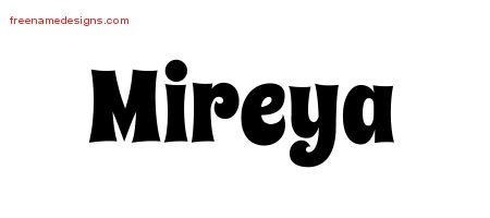Mireya Groovy Name Tattoo Designs