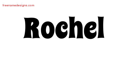 Groovy Name Tattoo Designs Rochel Free Lettering - Free Name Designs