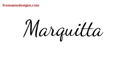 Marquitta Lively Script Name Tattoo Designs