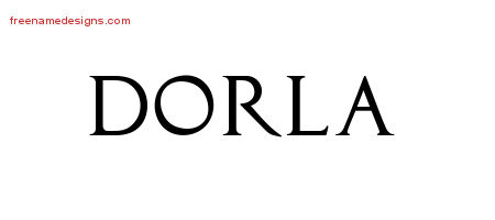 Regal Victorian Name Tattoo Designs Dorla Graphic Download - Free Name ...