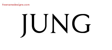 Jung Regal Victorian Name Tattoo Designs