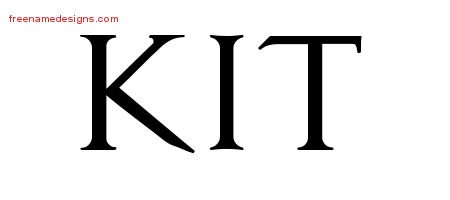 Kit Regal Victorian Name Tattoo Designs