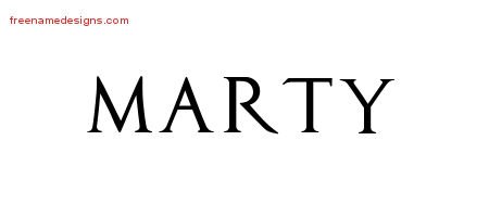 Marty Regal Victorian Name Tattoo Designs