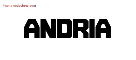 Andria Titling Name Tattoo Designs