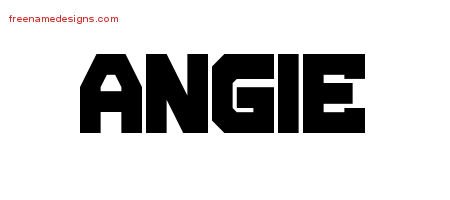 Angie Titling Name Tattoo Designs