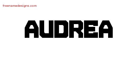 Audrea Titling Name Tattoo Designs