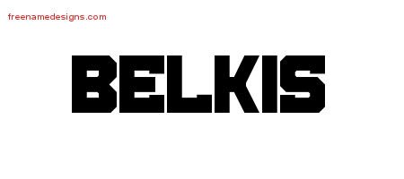 Belkis Titling Name Tattoo Designs