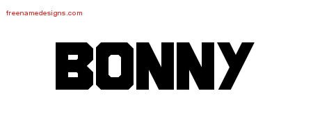 Bonny Titling Name Tattoo Designs