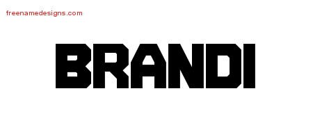 Brandi Titling Name Tattoo Designs
