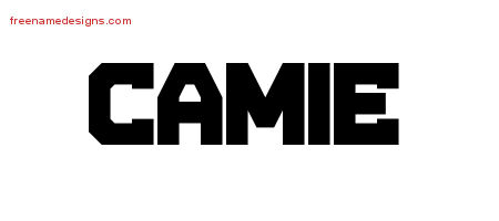 Camie Titling Name Tattoo Designs