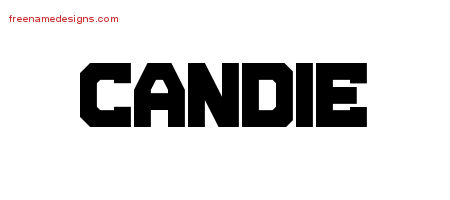 Candie Titling Name Tattoo Designs