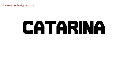 Catarina Titling Name Tattoo Designs