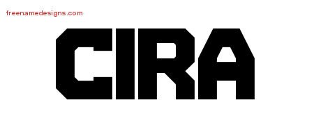 Cira Titling Name Tattoo Designs