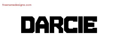 Darcie Titling Name Tattoo Designs
