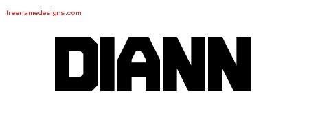 Diann Titling Name Tattoo Designs