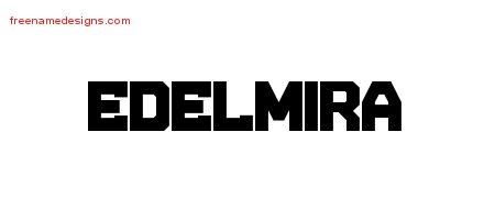 Edelmira Titling Name Tattoo Designs