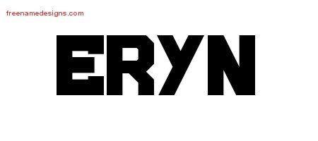 Eryn Titling Name Tattoo Designs