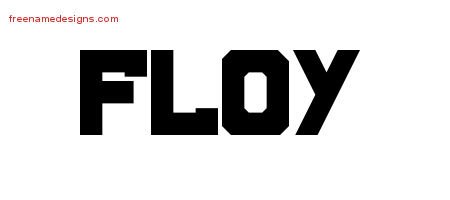 Floy Titling Name Tattoo Designs