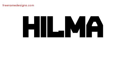 Hilma Titling Name Tattoo Designs