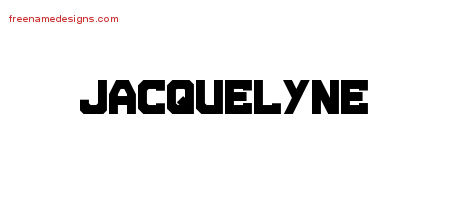 Jacquelyne Titling Name Tattoo Designs