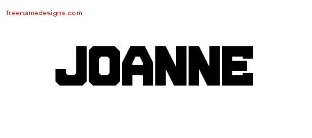 Joanne Titling Name Tattoo Designs