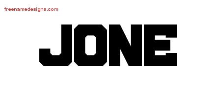 Jone Titling Name Tattoo Designs