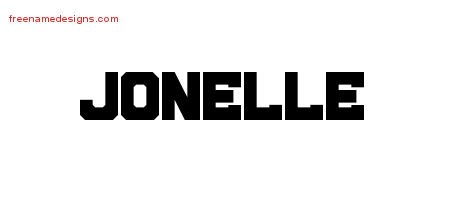 Jonelle Titling Name Tattoo Designs