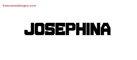 Josephina Titling Name Tattoo Designs