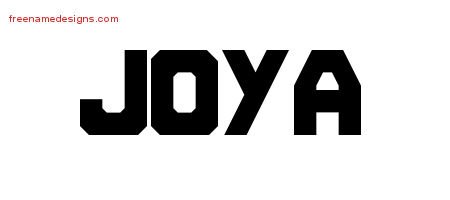 Joya Titling Name Tattoo Designs