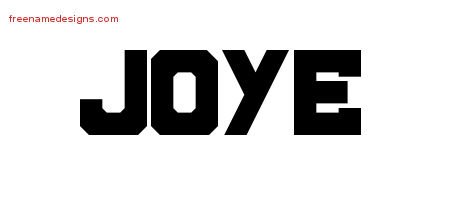 Joye Titling Name Tattoo Designs