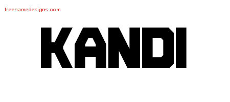 Kandi Titling Name Tattoo Designs