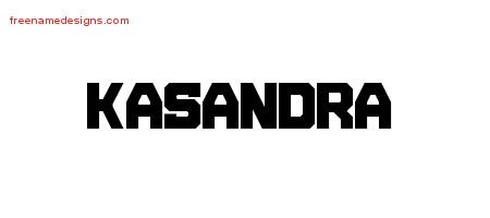 Kasandra Titling Name Tattoo Designs