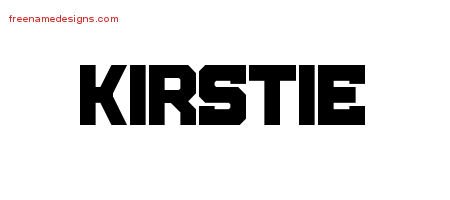 Kirstie Titling Name Tattoo Designs