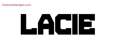 Lacie Titling Name Tattoo Designs