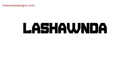 Lashawnda Titling Name Tattoo Designs