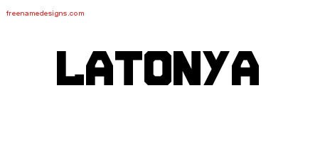 Latonya Titling Name Tattoo Designs
