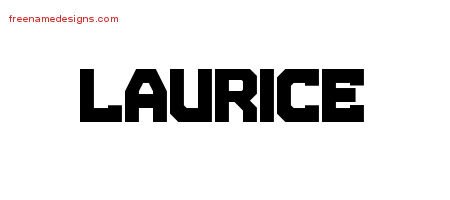 Laurice Titling Name Tattoo Designs