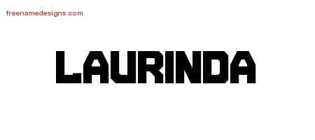 Laurinda Titling Name Tattoo Designs