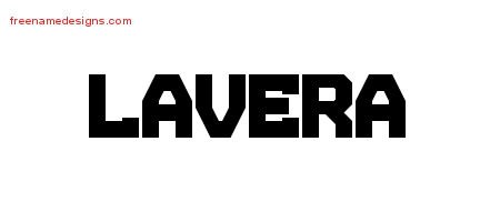 Lavera Titling Name Tattoo Designs
