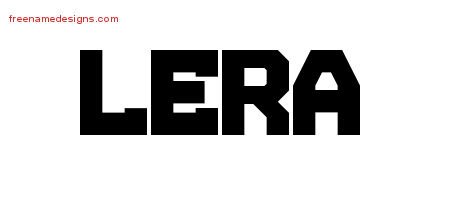 Lera Titling Name Tattoo Designs