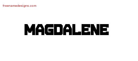 Magdalene Titling Name Tattoo Designs