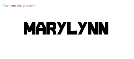 Marylynn Titling Name Tattoo Designs