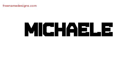 Michaele Titling Name Tattoo Designs