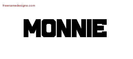 Monnie Titling Name Tattoo Designs