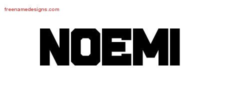 Noemi Titling Name Tattoo Designs