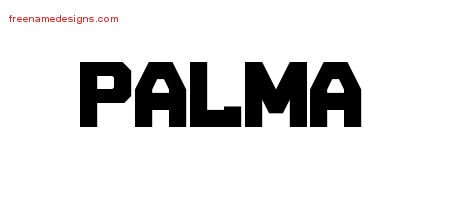 Palma Titling Name Tattoo Designs