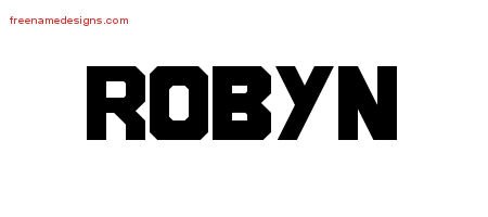 Robyn Titling Name Tattoo Designs