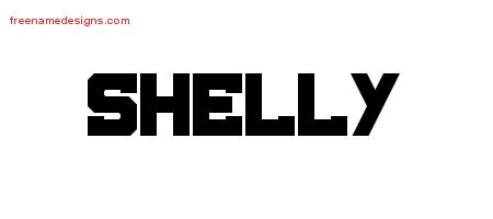 Shelly Titling Name Tattoo Designs